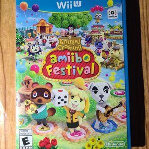 Animal Crossing Amiibo Festival Nintendo Wii U Game (CIB)